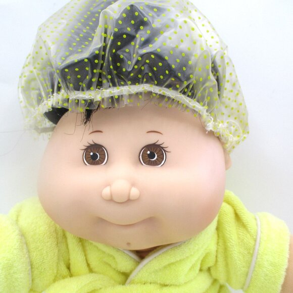 CPK Mattels First Edition 1995 Girl Black Hair 15” brown Eyes Outfit Shoes - Picture 6 of 13